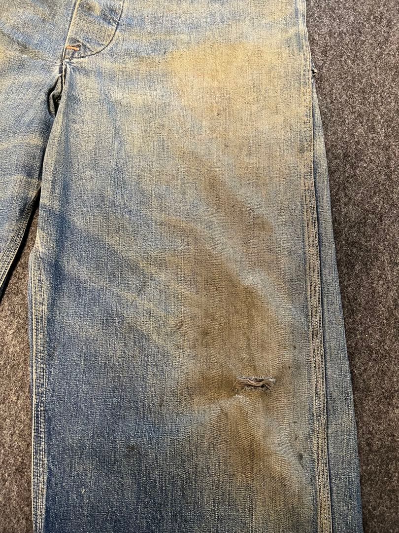 40's -50's-PAY DAY デニムオーバーオール