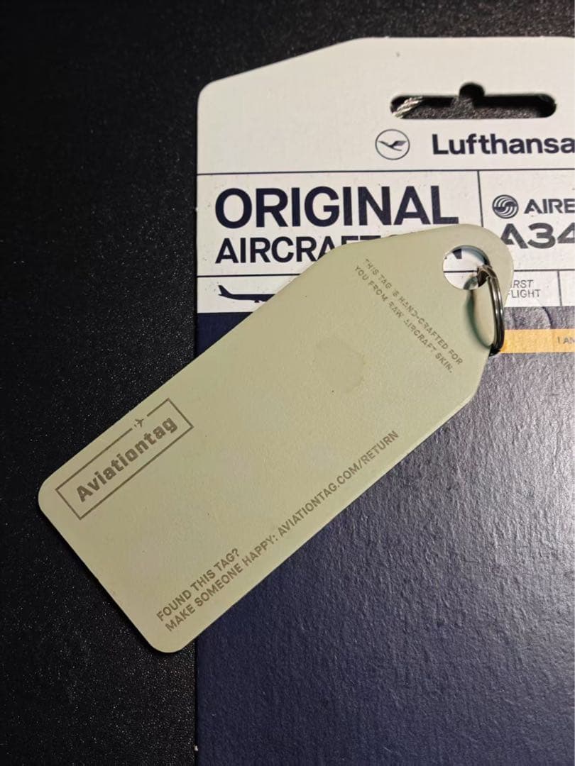 LH ルフトハンザ航空 Aviationtag A340-600 白色