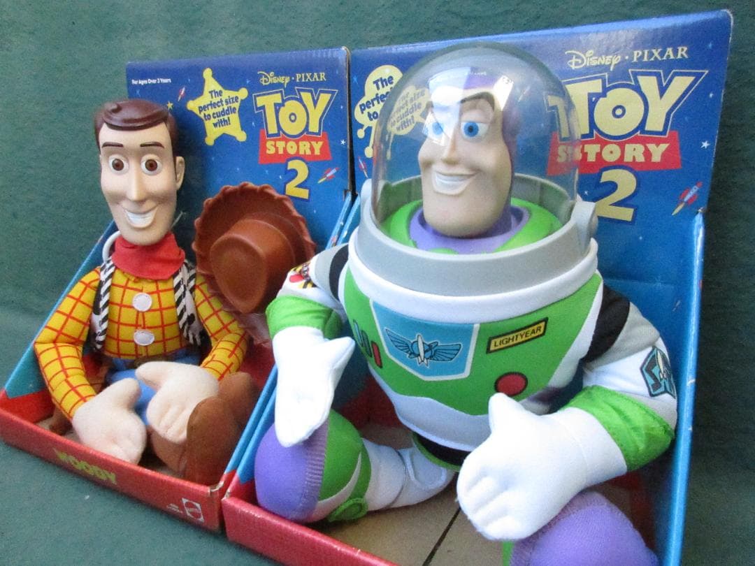 ★当時物トイストーリー2マテル社フィギュア/ぬいぐるみ2点セット