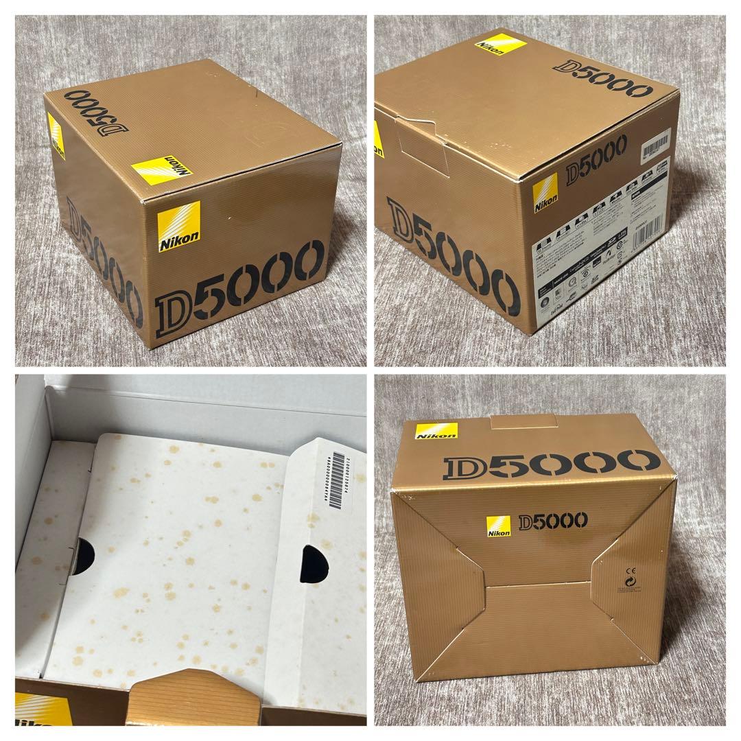 稼働品　ニコン　D5000 レンズキット　シャッター回数7863 付属品完備