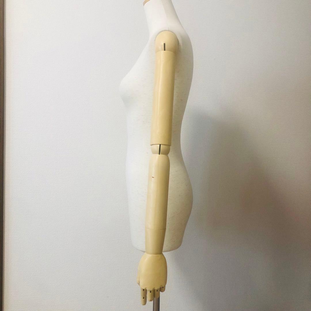 【美品】ReBody 婦人トルソー 可動腕・指あり 高さ調整