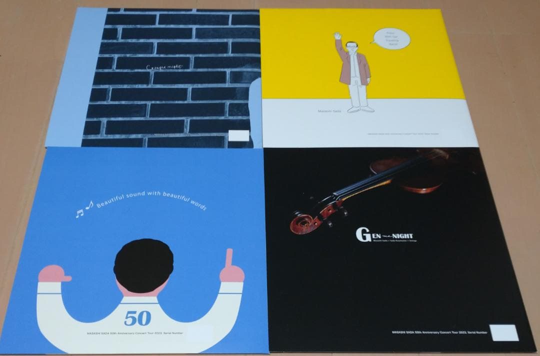 さだまさし50thAnniversaryパンフレット＋サインつきおまけあり