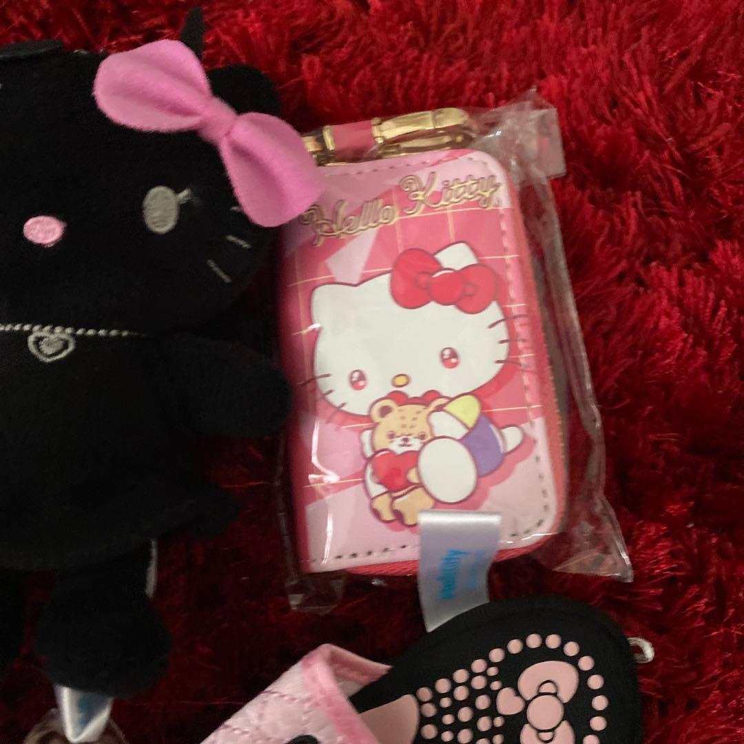 サンリオ　キティ　ギャル　ヒョウ柄　キーケース　ぬいぐるみ　バッグ　保冷バッグ