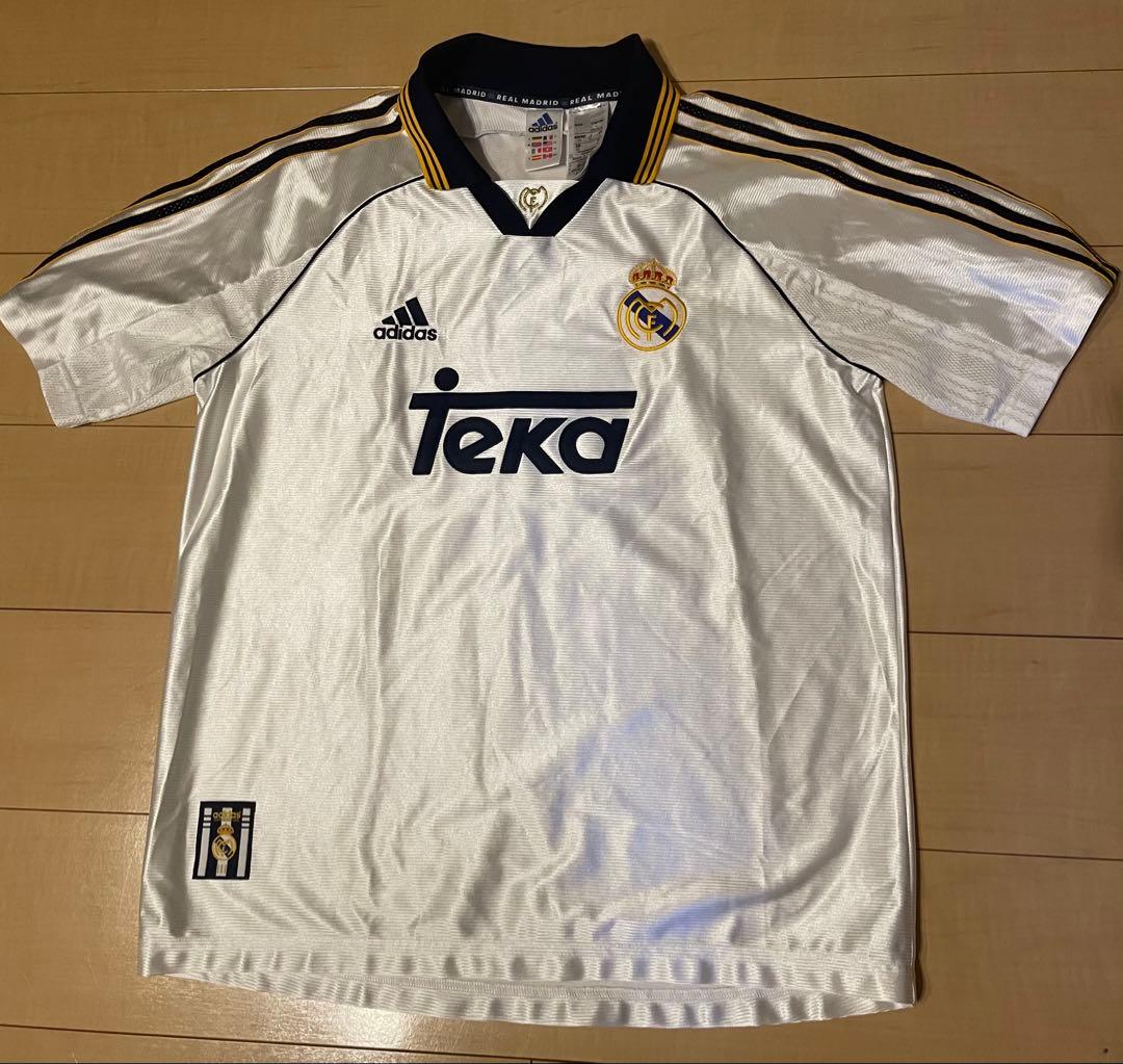 アディダスレアルマドリード周年記念ホームユニフォームTeka 復刻版 99/00