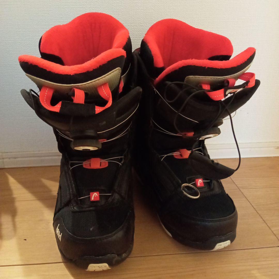 カッコいいHead スノーボードブーツ ブラック/レッド26センチ