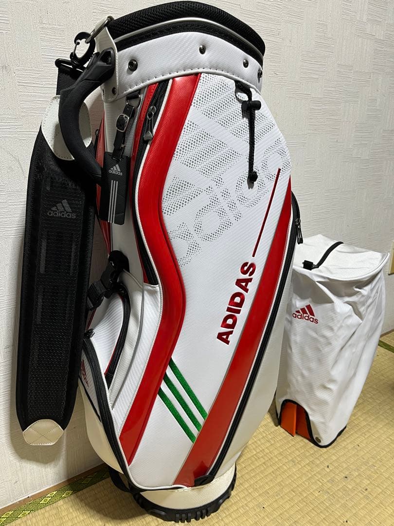 美品！アディダス adidas AWR91 キャディバッグ 9.5型47インチ可