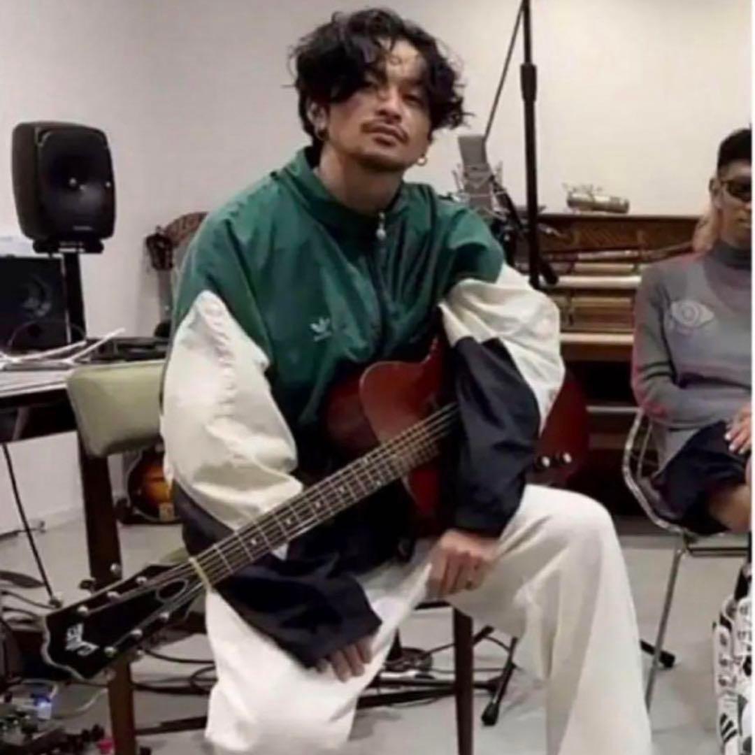 デッドストック級 常田大希着用 同型同色 adidas ナイロンジャケット