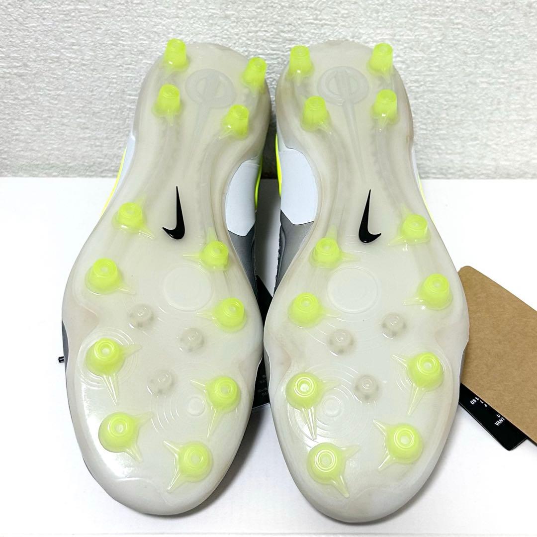 ナイキ 25.5 ティエンポ レジェンド エリート スパイク サッカー 靴 銀