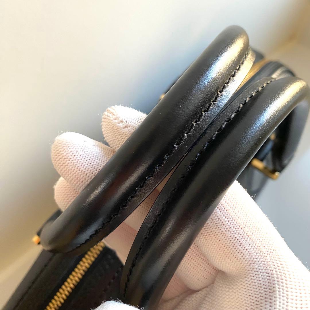 ルイヴィトン　ジャスミン　エピ　ハンドバッグ　ノワール　黒