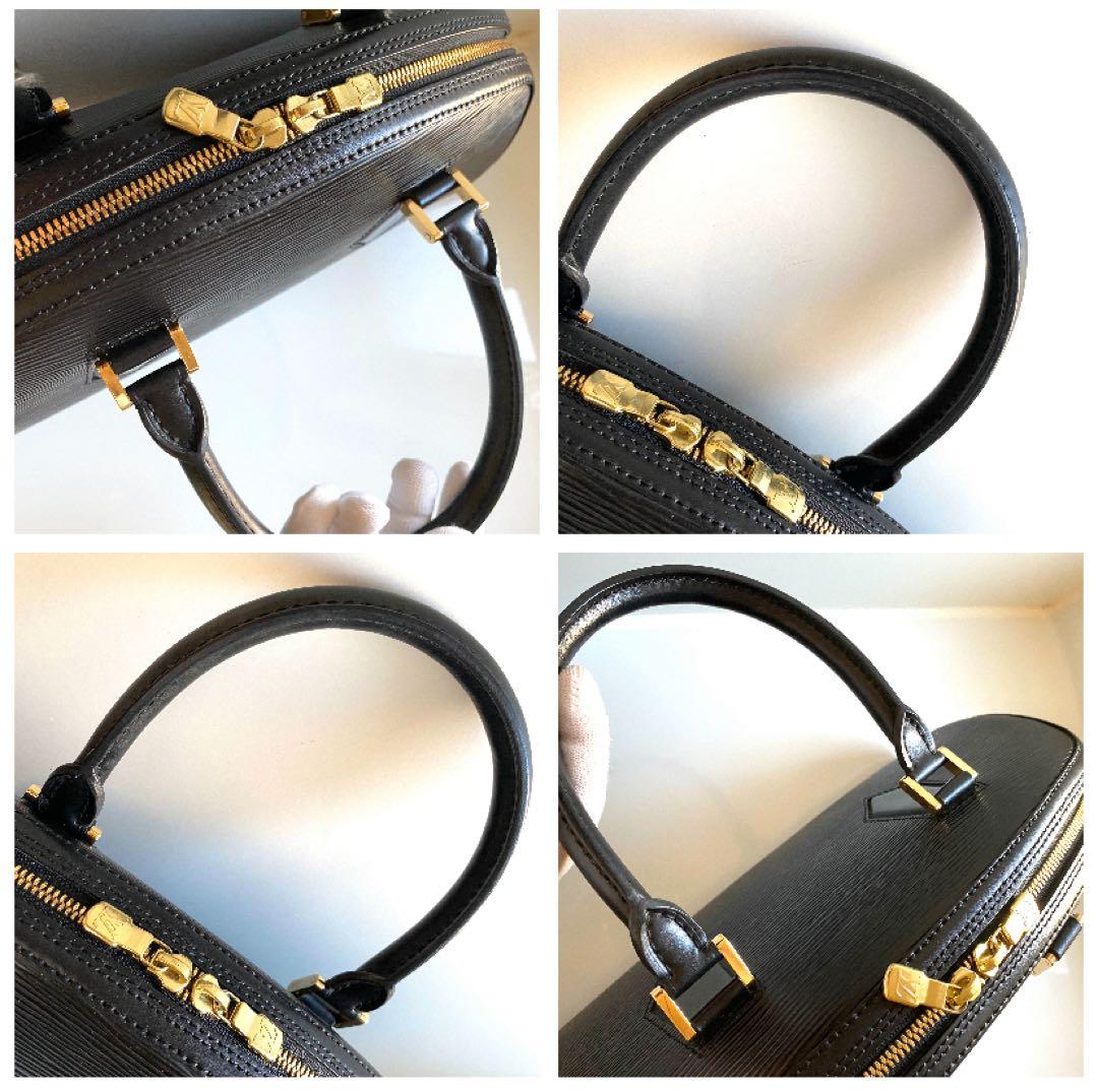 ルイヴィトン　ジャスミン　エピ　ハンドバッグ　ノワール　黒