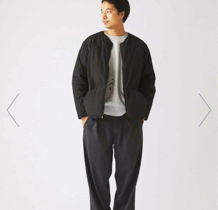 【完売品】TAION 別注 ヴァーチカルキルト リバーシブル ダウンカーディガン