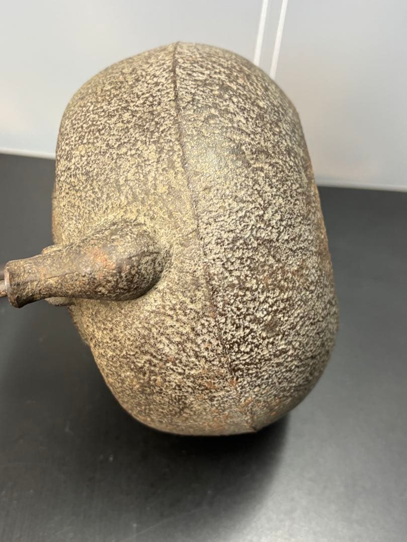 龍文堂造 鉄瓶 鉄製 丸型鉄瓶 急須 工芸品 金属工芸 骨董品