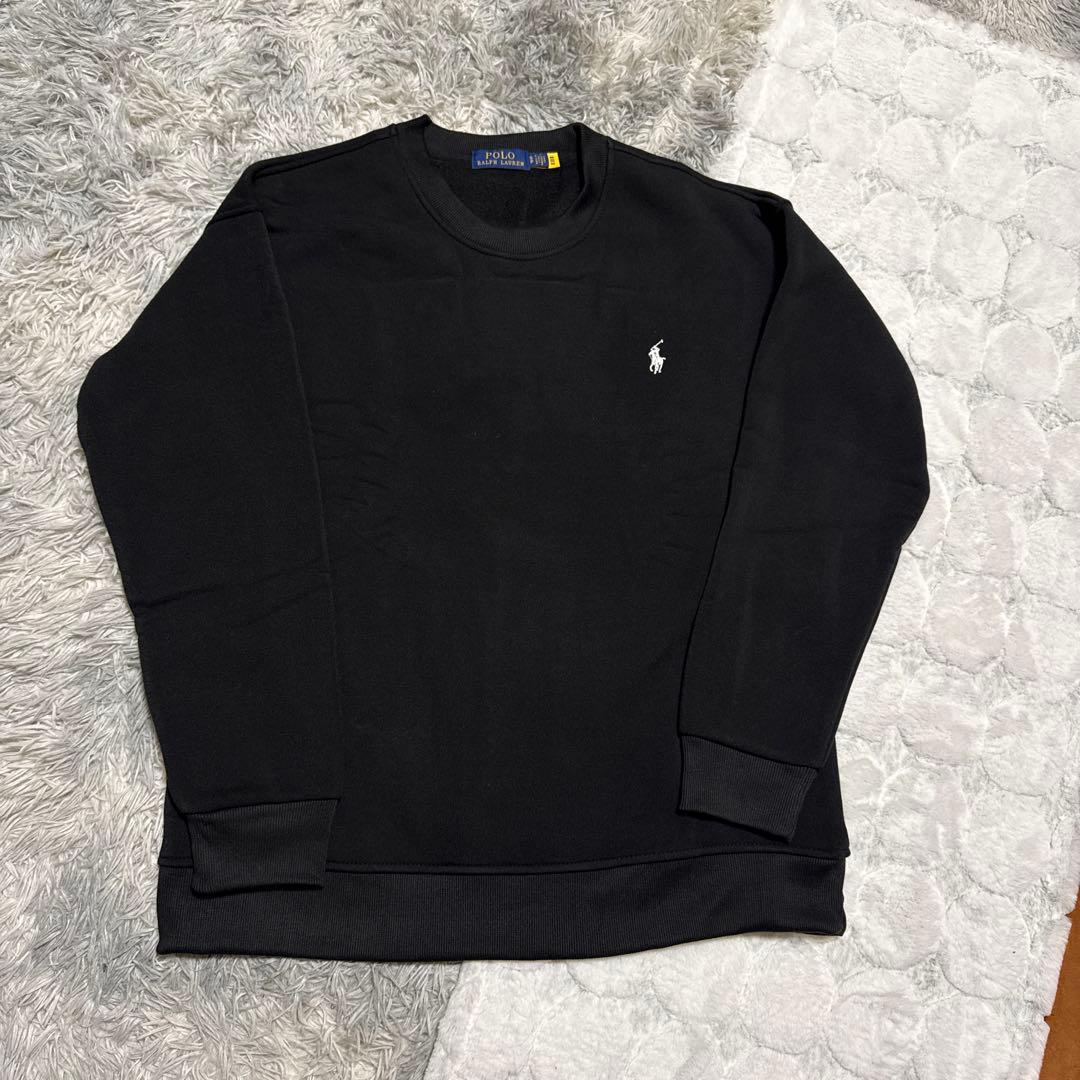 ポロ　ラルフローレン　ブラック　トレーナー メンズ
