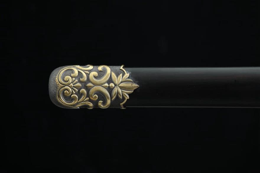 少帝唐剣（黒檀タイプ）古兵器 武具　刀装具　日本刀　模造刀 居合刀