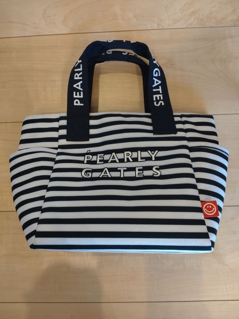 あ*ん様 PEARLY GATES ストライプ　カートバッグ