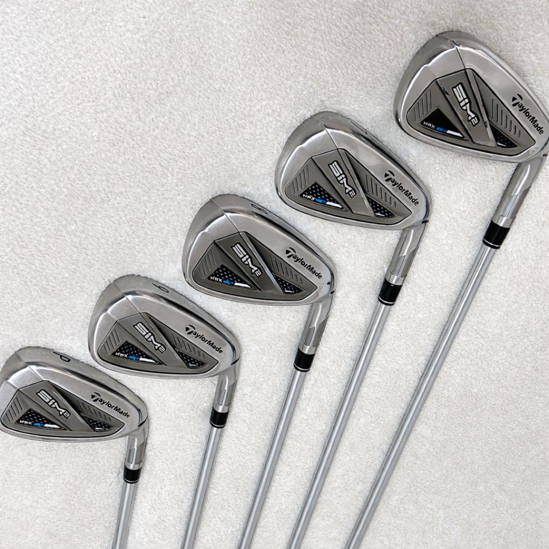 テーラーメイド SIM2 MAXアイアン 5本セット(#6-#9、PW)