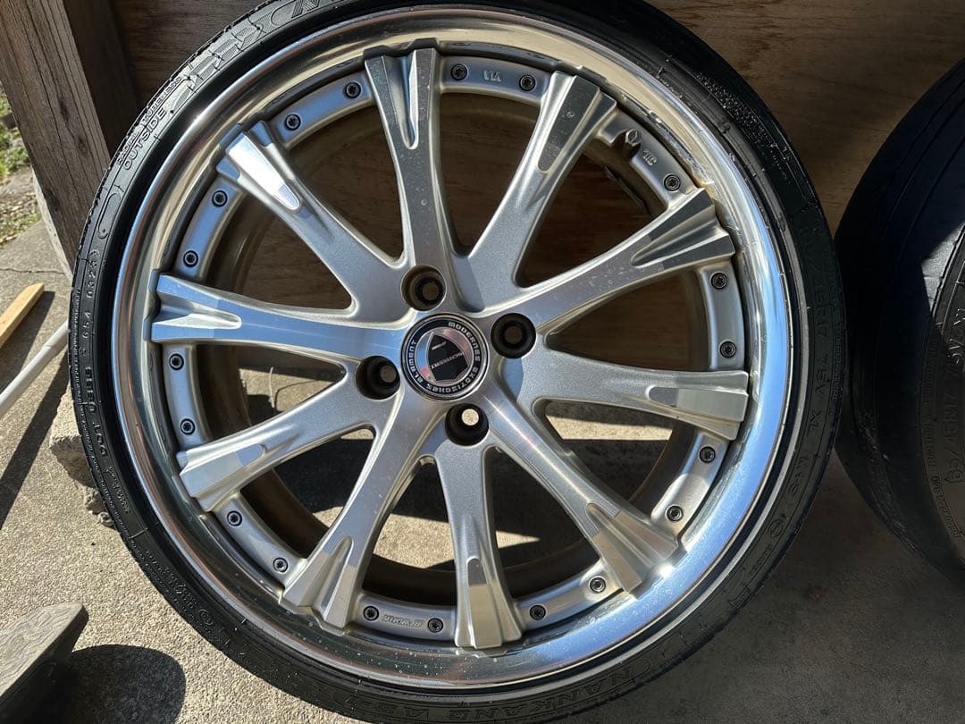 ワークシュバートsc4タイヤ付　17インチ　軽自動車 前後Kid車高調セット