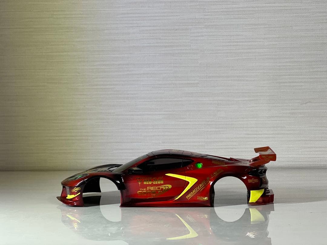 京商ミニッツシボレーコルベット C8.R ホワイトボディ