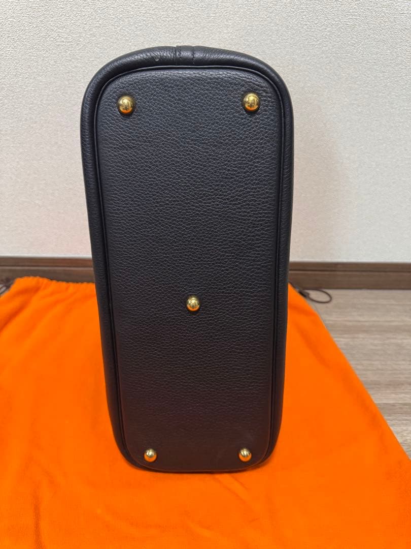 美品　エルメス　ボリード　35 ノワール　黒　✖️ゴールド　ショルダー