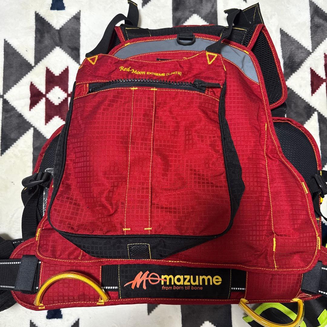 なおやんぬ　マズメライフジャケット レッド LEDライト付き