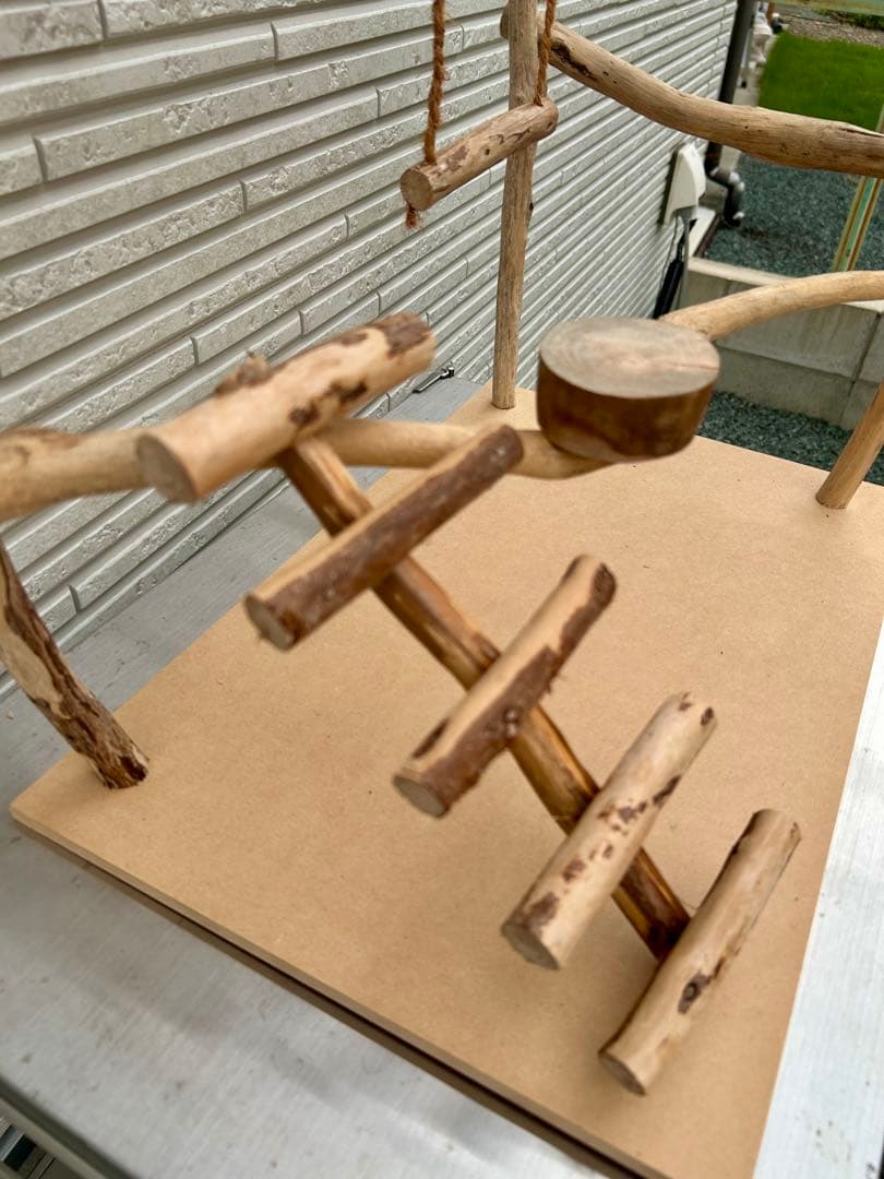 バードアスレチックジム　卓上止まり木【143】