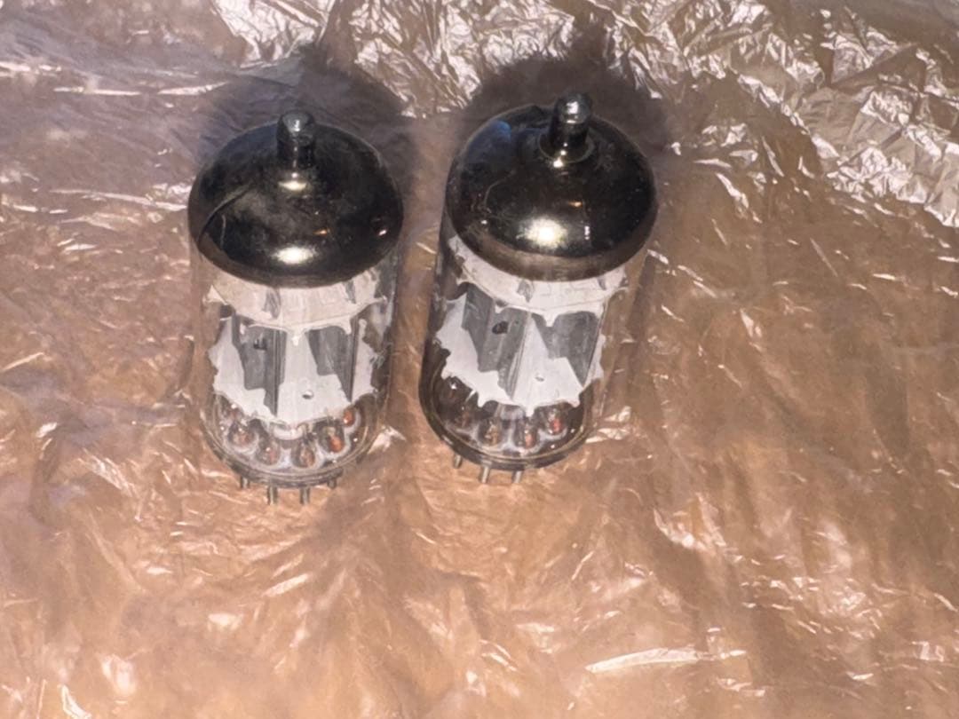 2本 ムラード ECC82 12AU7 BVA ブリマー 新品? 未使用?