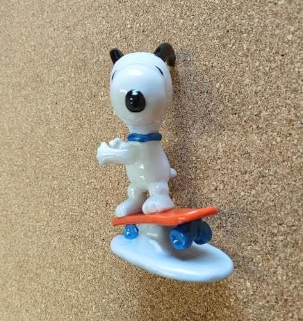スヌーピー スケボー フイギュア ヴィンテージ 置物 FLAMBRO社製