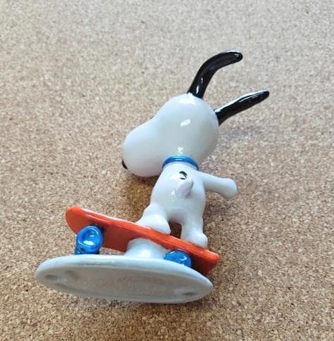 スヌーピー スケボー フイギュア ヴィンテージ 置物 FLAMBRO社製