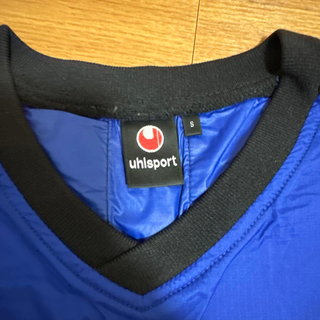 【中古・美品】uhlsport ピステ・ウィンドブレーカー Sサイズ　上下セット