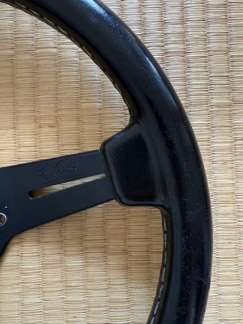 ナルディ 正規品 33パイ クラシック ブラックレザー NARDI 当時物