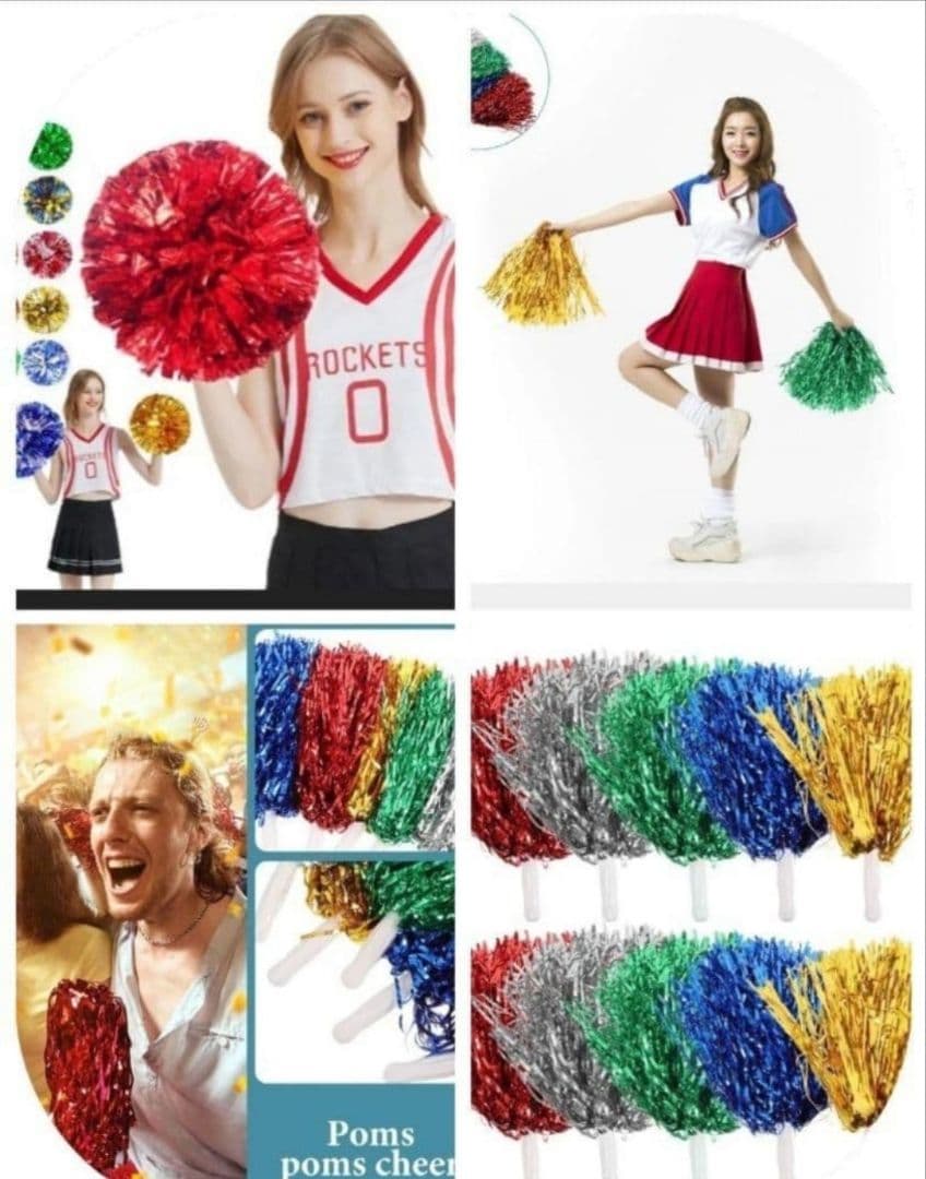 ポンポン　チアリーダー　チアガール　応援