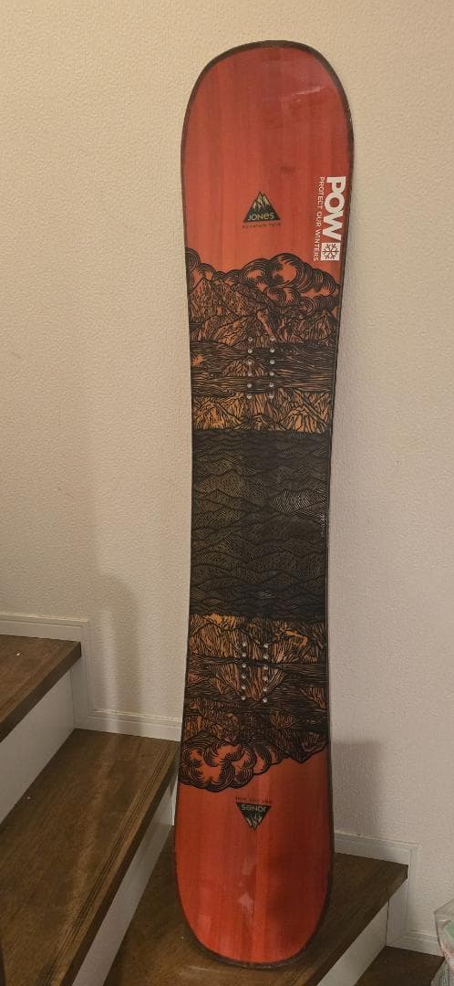 POW/JONES スノーボードセット + Burton Cartelバインディ