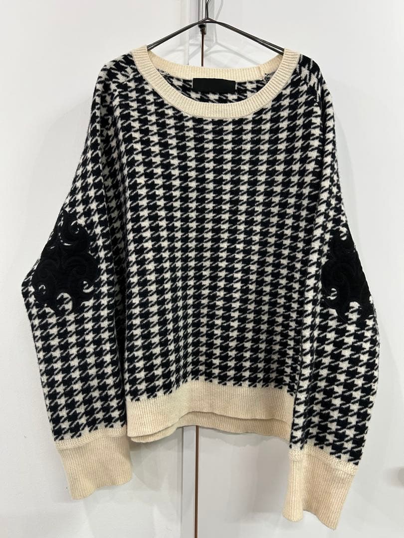 HAIDER ACKERMANN 千鳥格子柄 セーター
