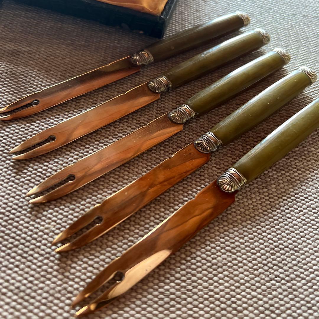 BADRAN　アンティーク フランス製メロン専用ナイフセット