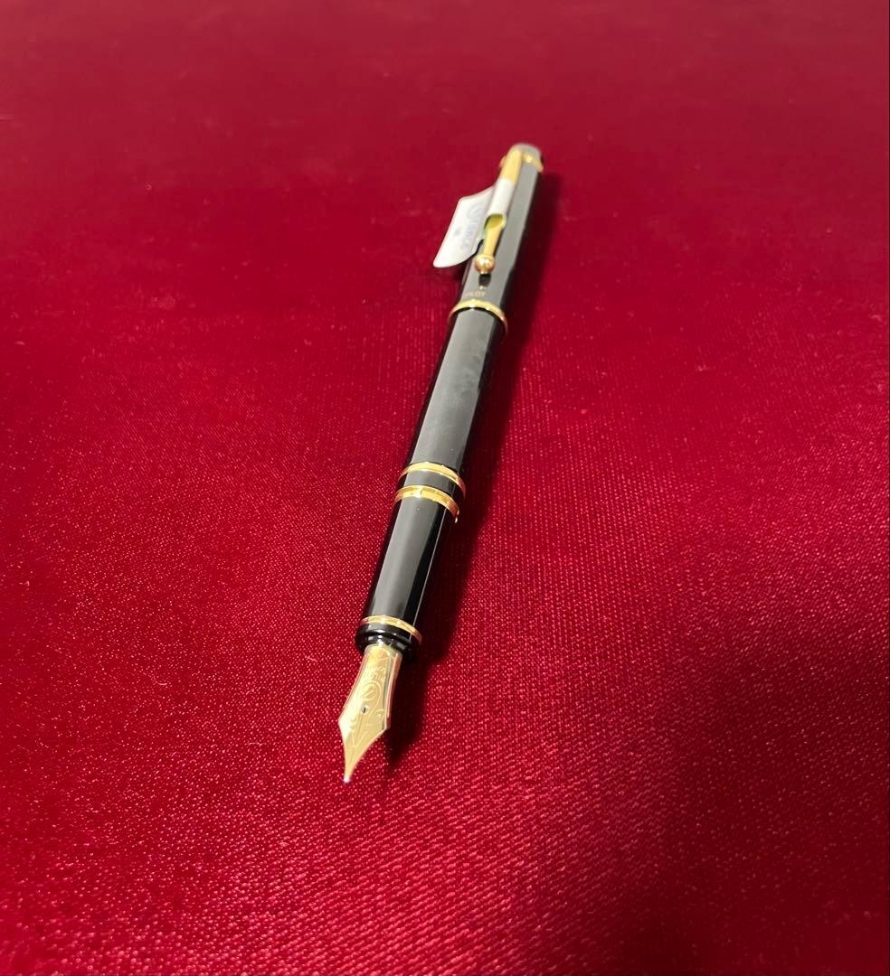 新品未使用　グランセ14K ジェットブラックマーブル　旧型　刻印　パイロット