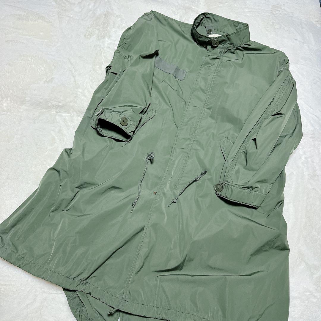 BEAMSBOYオリーブグリーン 2WAYモッズコート