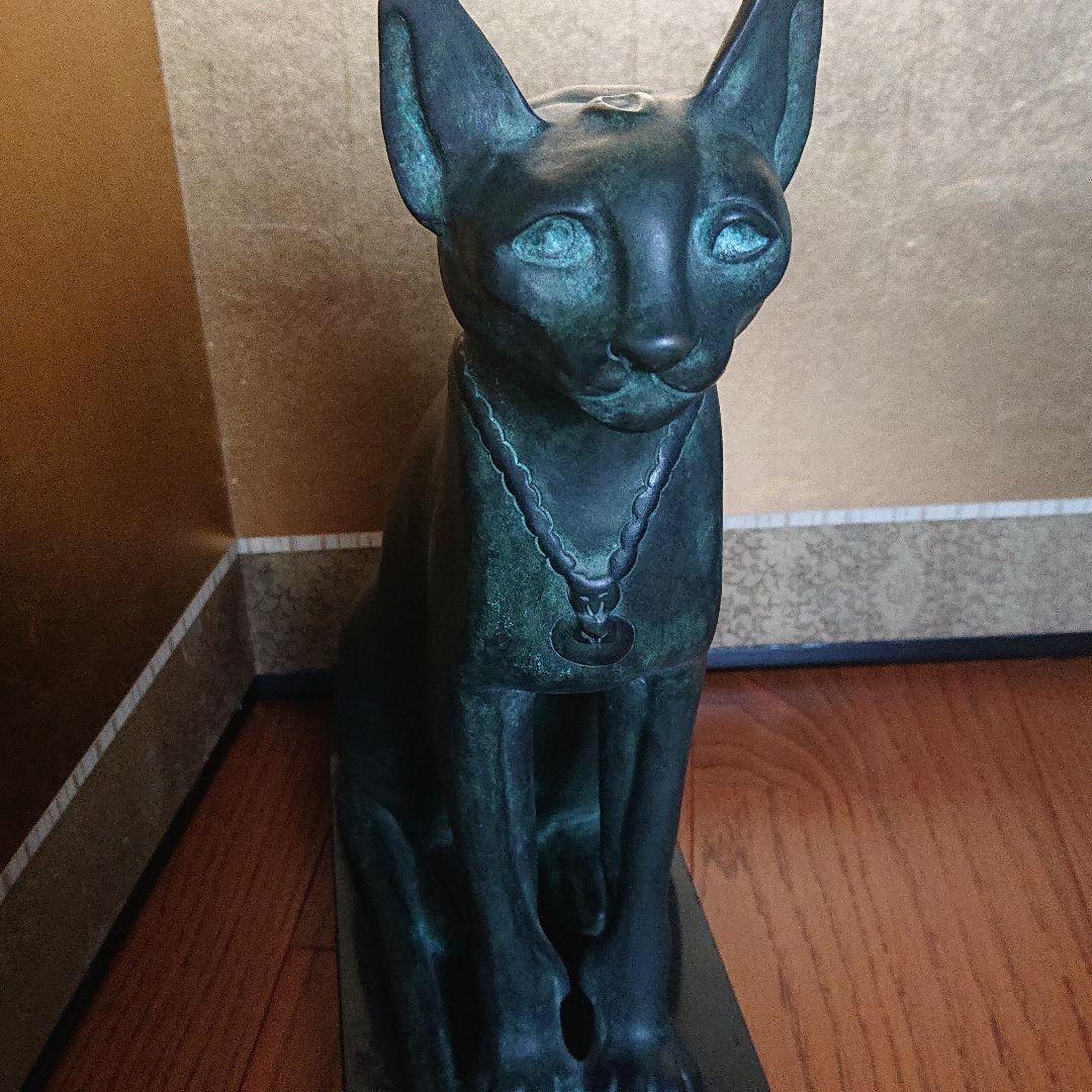 【猫】ブロンズ鋳造 33cm ルーヴル美術館工房監修
