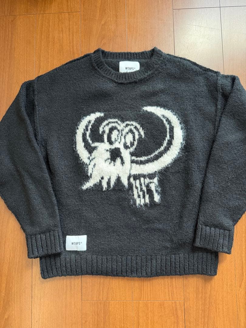 美品 Mサイズ WTAPS CREW NECK BVO SWEATER WOPL