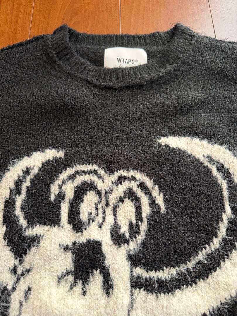 美品 Mサイズ WTAPS CREW NECK BVO SWEATER WOPL