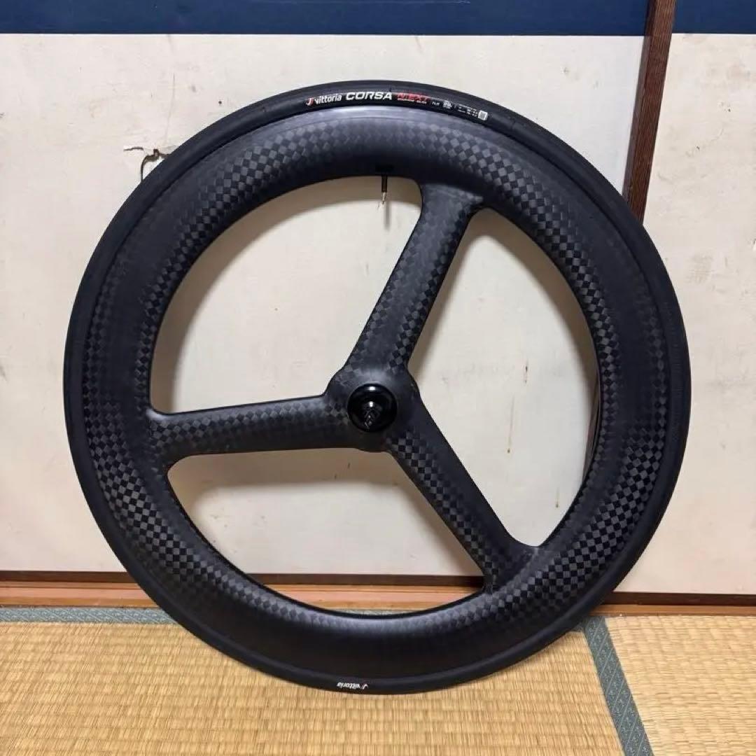 【美品】バトンホイール カーボン クリンチャー