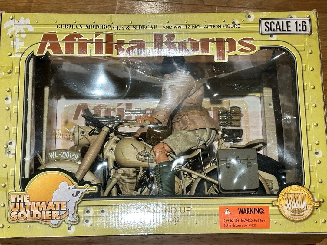 絶版品　1/6サイズ　ドイツ軍アフリカ大隊　サイドカー