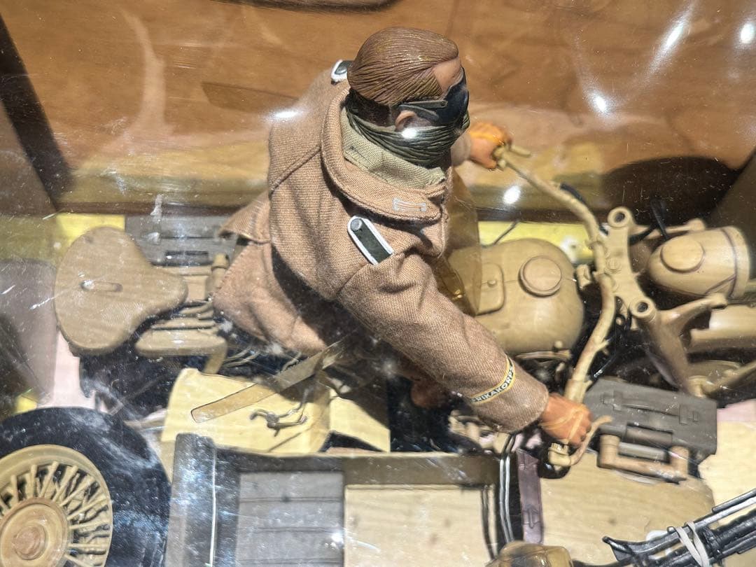 絶版品　1/6サイズ　ドイツ軍アフリカ大隊　サイドカー