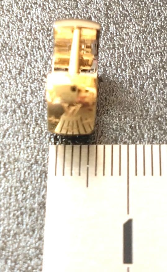 極美品LOUIS VUITTON ブックドレイユ ナノグラム フープピアス 片耳