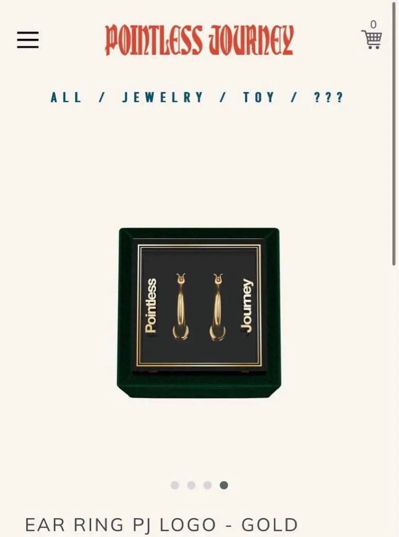 【本日午前10時まで最終セール】pointless journey ピアス