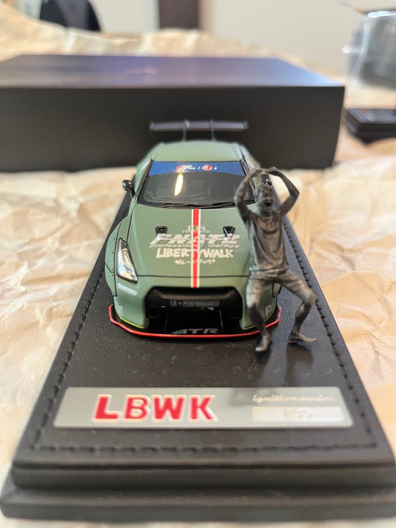 1/43LBWK ZeroFighter R35東京オートサロン2015人形付き