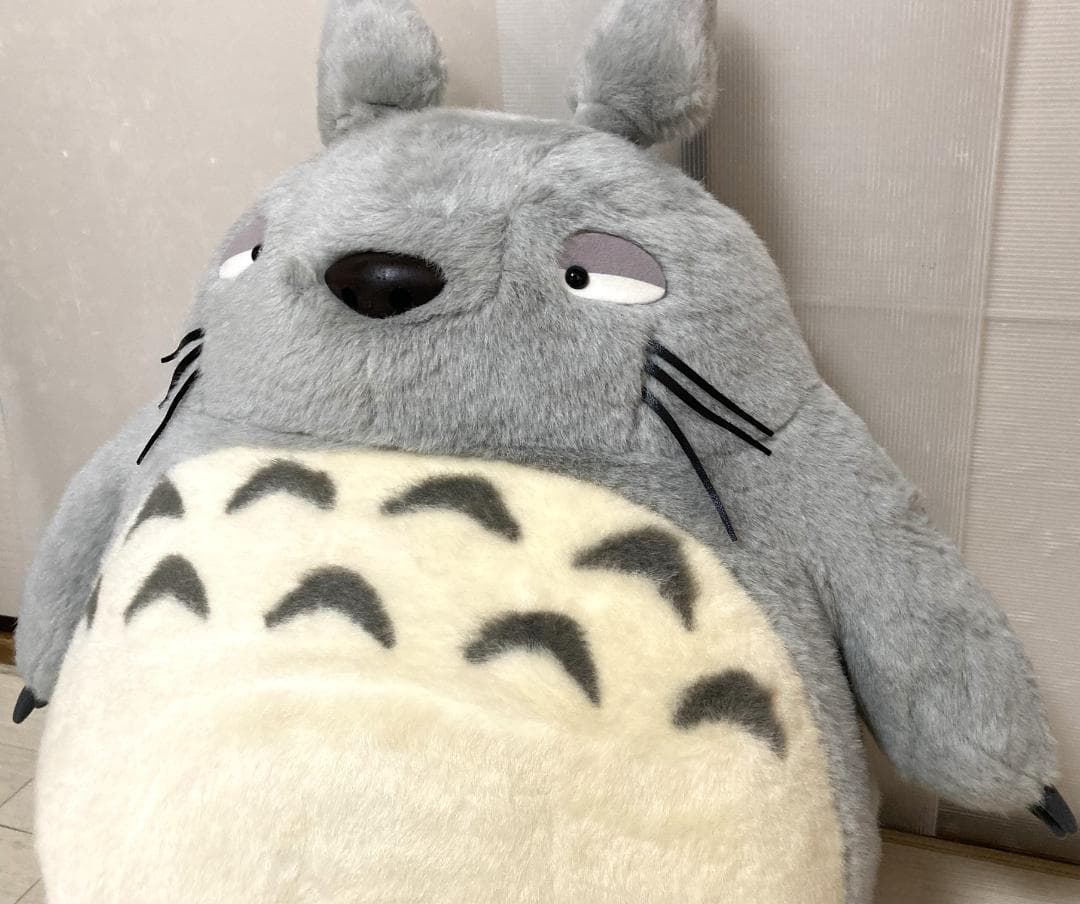 サンアロー　となりのトトロ　大トトロ　お昼寝クッション　グレー　全長73cm