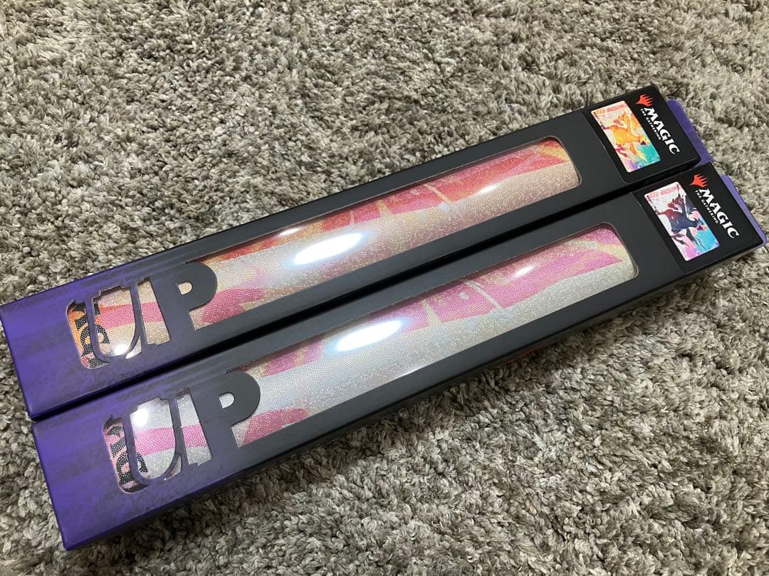 旅するチョコボ　ボーダーレス　ホロフォイルプレイマット　黄色＆黒　２点セット