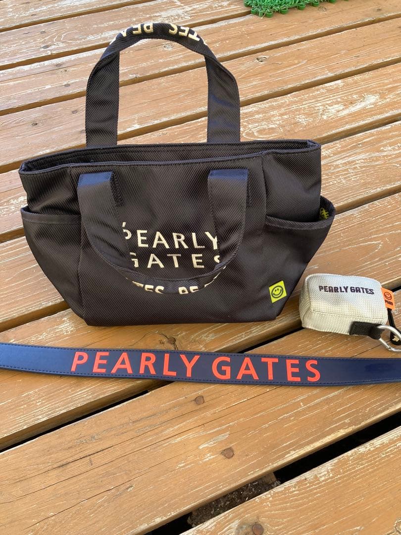 PEARLY GATES ベルト、ラウンドバック、ボールポーチセット