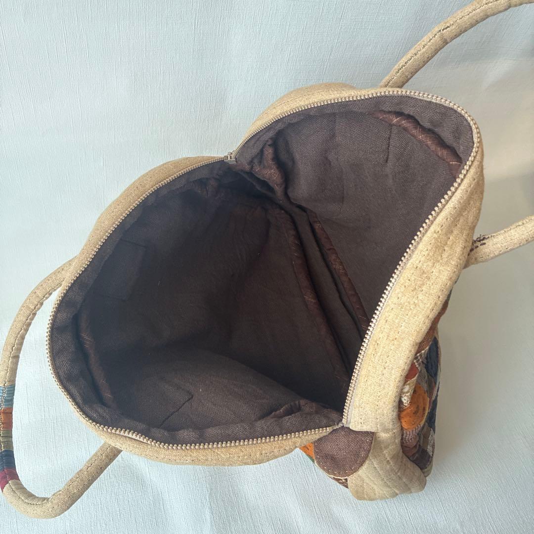 パッチワークデザイン ハンドバッグ