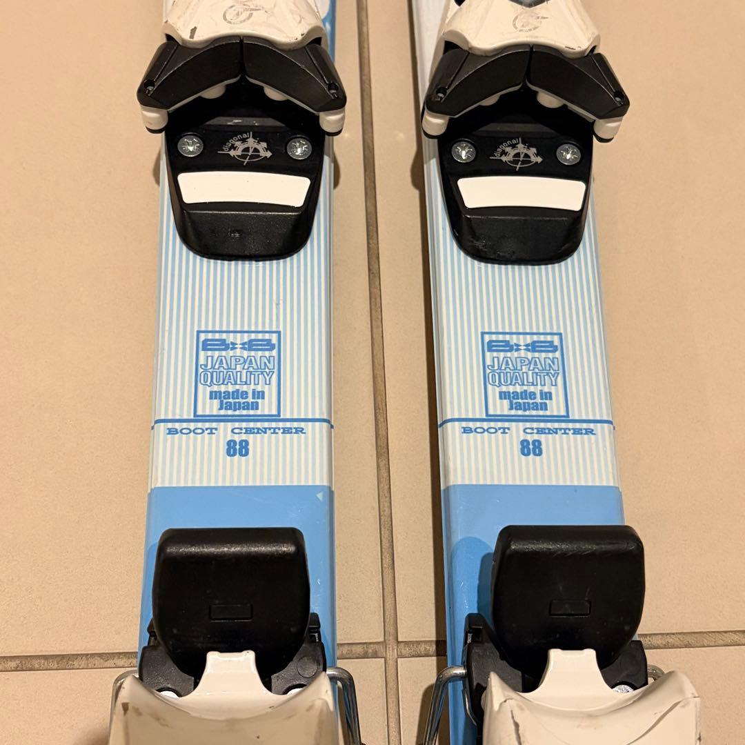 【ジュニアスキー3点セット】スキー板88cm ポール スキーブーツ 19cm